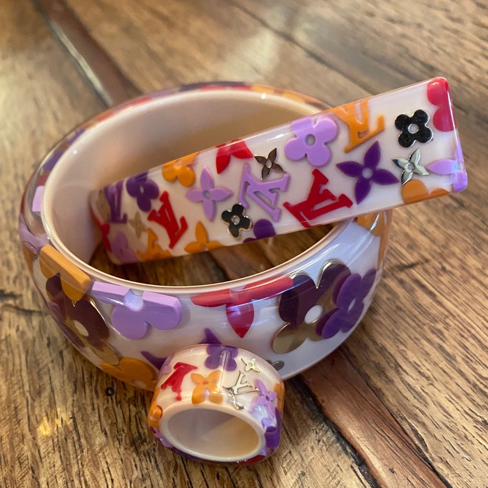 AUTHENTIC Louis Vuitton Inclusion Bangle-Wide - Picture 3 of 4
